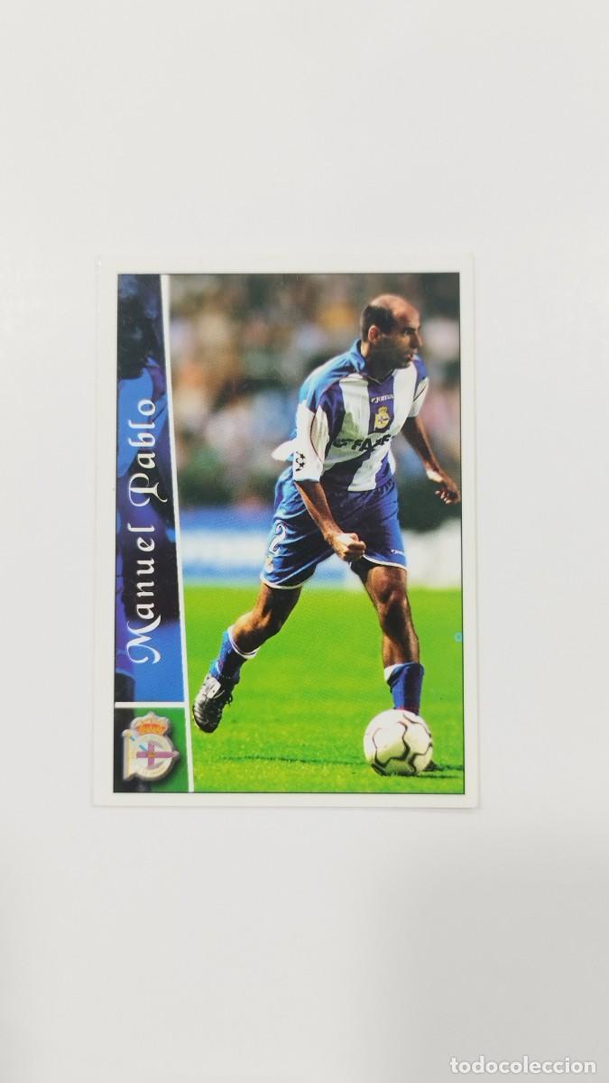 Cromos de f&uacute;tbol: LAS FICHAS DE LA LIGA 2003 - MANUEL PABLO - R.C. DEPORTIVO LA CORU&Ntilde;A