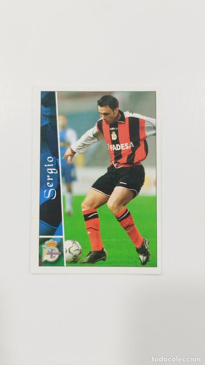Cromos de f&uacute;tbol: LAS FICHAS DE LA LIGA 2003 - SERGIO - R.C. DEPORTIVO LA CORU&Ntilde;A