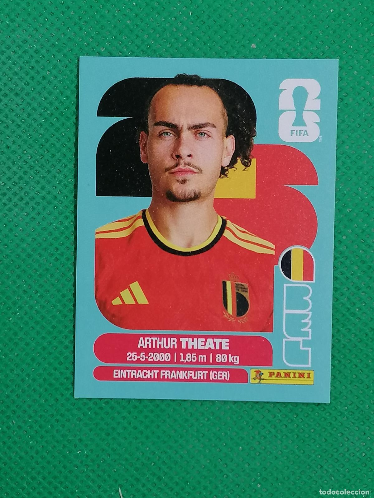 Cromos de f&uacute;tbol: BEL 3 BEL3 ARTHUR THEATE BELGICA ⚽ PANINI FIFA MUNDIAL WORLD CUP 26 2026 STICKER ⚽