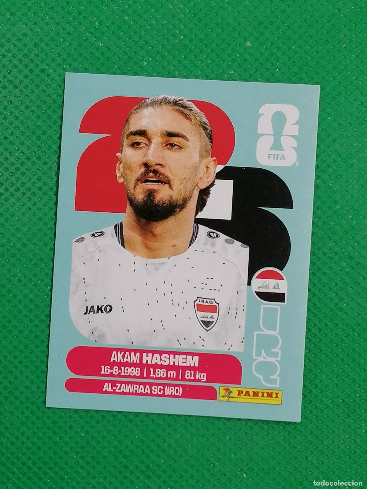 Cromos de f&uacute;tbol: IRQ 5 IRQ5 AKAM HASHEM IRAQ ⚽ PANINI FIFA MUNDIAL WORLD CUP 26 2026 STICKER ⚽