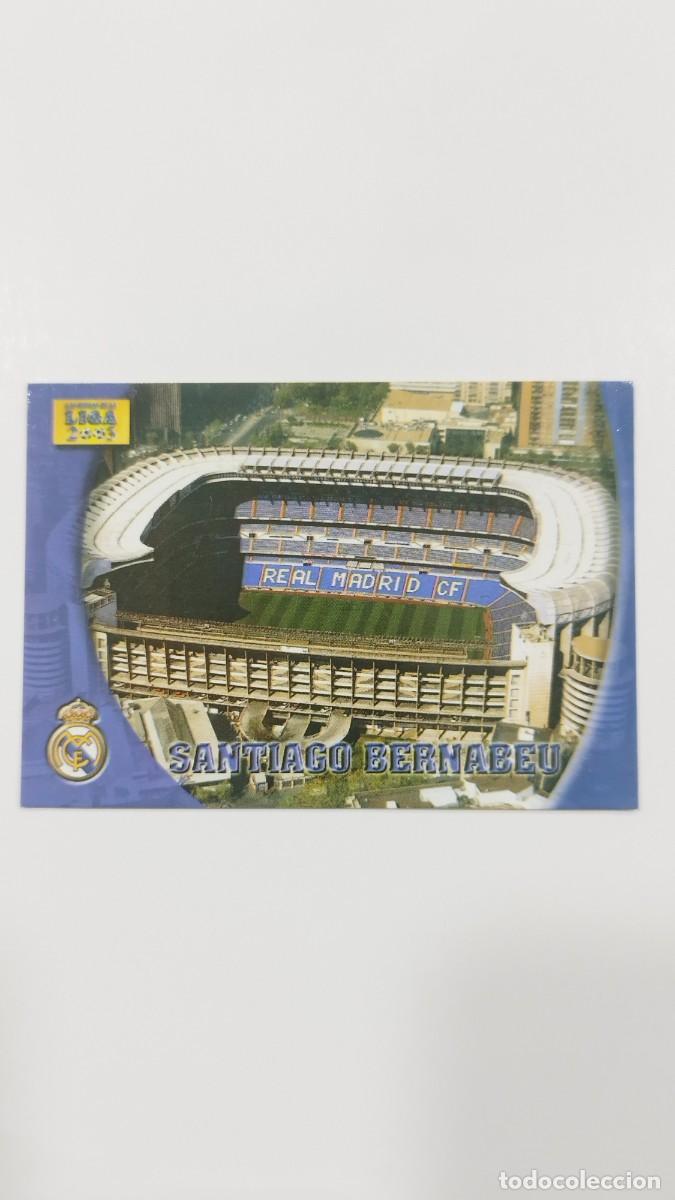 Figurine di Calcio: LAS FICHAS DE LA LIGA 2003 - SANTIAGO BERNABEU - REAL MADRID C.F.