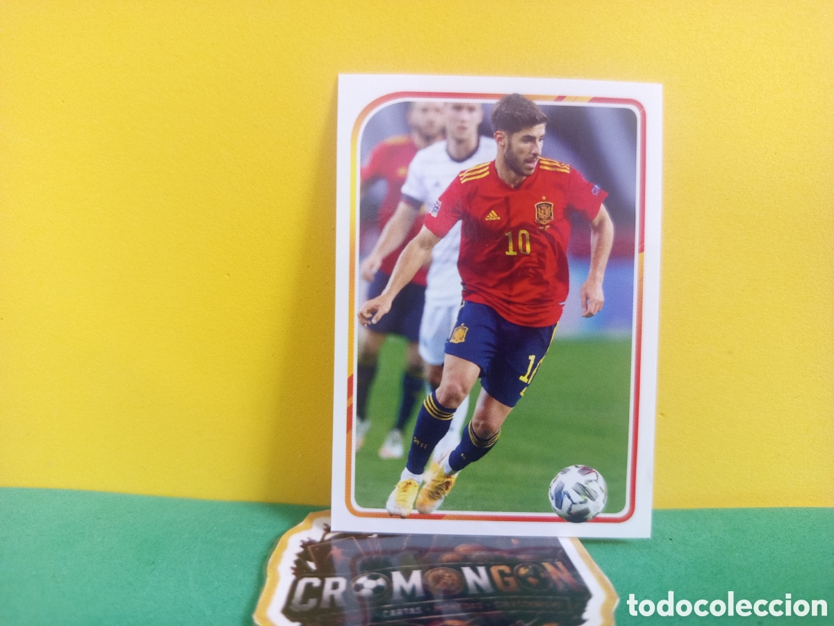 Cromos de f&uacute;tbol: ❇️ CROMO ⚽ MARCO ASENSIO ESPA&Ntilde;A EL &Aacute;LBUM DE LA SELECCI&Oacute;N CARREFOUR PANINI FAMILY SIN PEGAR ❇️