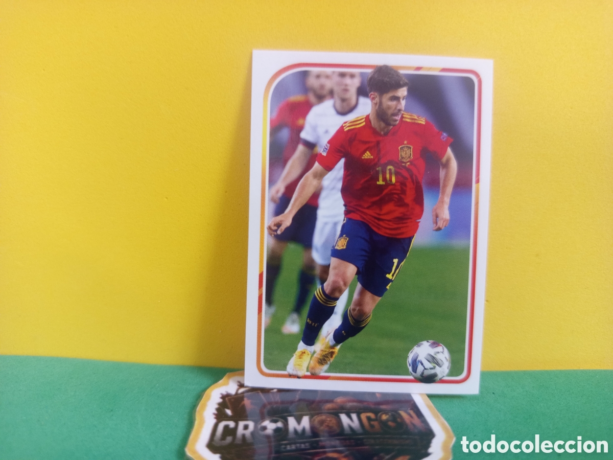 Cromos de f&uacute;tbol: ❇️ CROMO ⚽ MARCO ASENSIO ESPA&Ntilde;A EL &Aacute;LBUM DE LA SELECCI&Oacute;N CARREFOUR PANINI FAMILY SIN PEGAR ❇️
