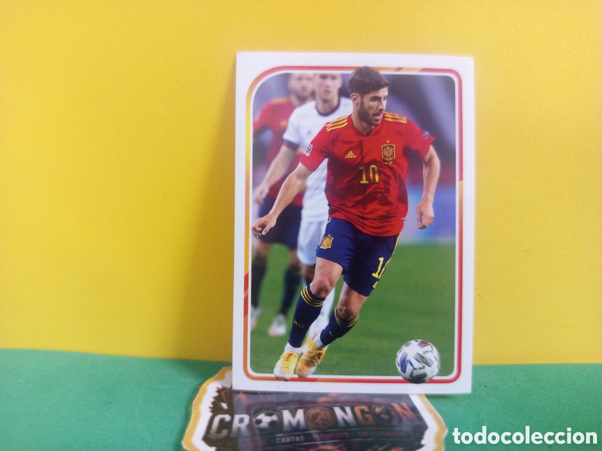 Cromos de f&uacute;tbol: ❇️ CROMO ⚽ MARCO ASENSIO ESPA&Ntilde;A EL &Aacute;LBUM DE LA SELECCI&Oacute;N CARREFOUR PANINI FAMILY SIN PEGAR ❇️
