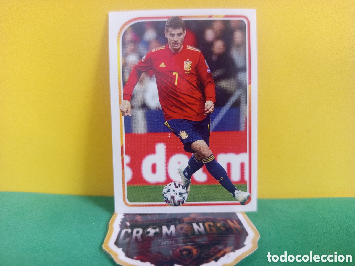 Cromos de Futebol: ❇️ CROMO ⚽ MORATA ESPA&Ntilde;A 66 EL &Aacute;LBUM DE LA SELECCI&Oacute;N CARREFOUR PANINI FAMILY SIN PEGAR ❇️