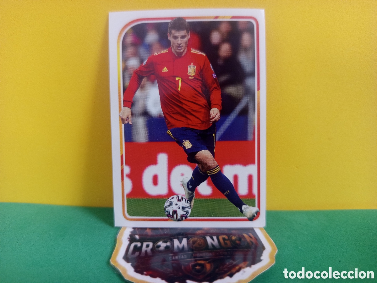 Cromos de Futebol: ❇️ CROMO ⚽ MORATA ESPA&Ntilde;A 66 EL &Aacute;LBUM DE LA SELECCI&Oacute;N CARREFOUR PANINI FAMILY SIN PEGAR ❇️