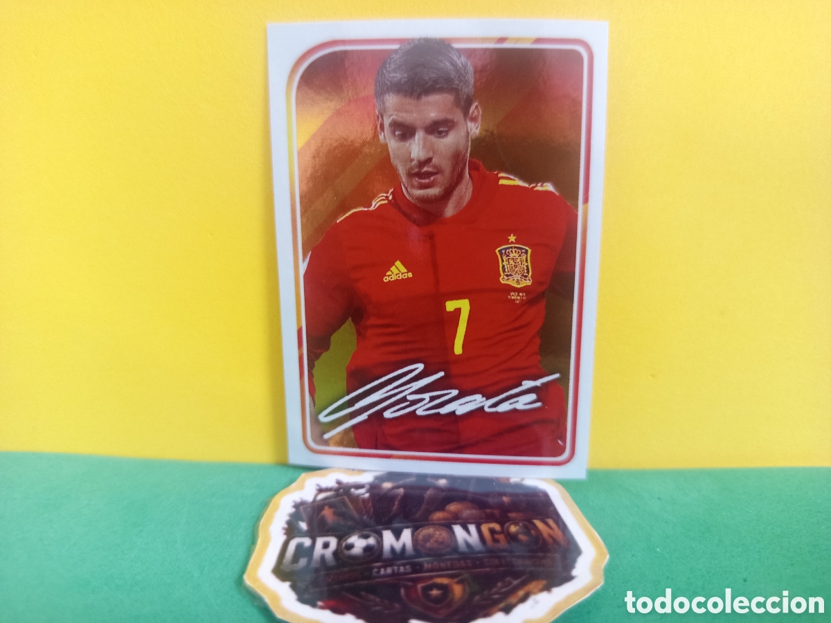 Cromos de Futebol: ❇️ CROMO ⚽ MORATA ESPA&Ntilde;A 68 EL &Aacute;LBUM DE LA SELECCI&Oacute;N CARREFOUR PANINI FAMILY SIN PEGAR ❇️