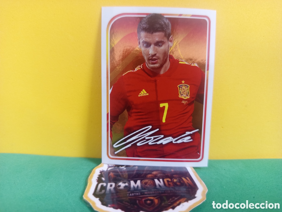 Cromos de Futebol: ❇️ CROMO ⚽ MORATA ESPA&Ntilde;A 68 EL &Aacute;LBUM DE LA SELECCI&Oacute;N CARREFOUR PANINI FAMILY SIN PEGAR ❇️