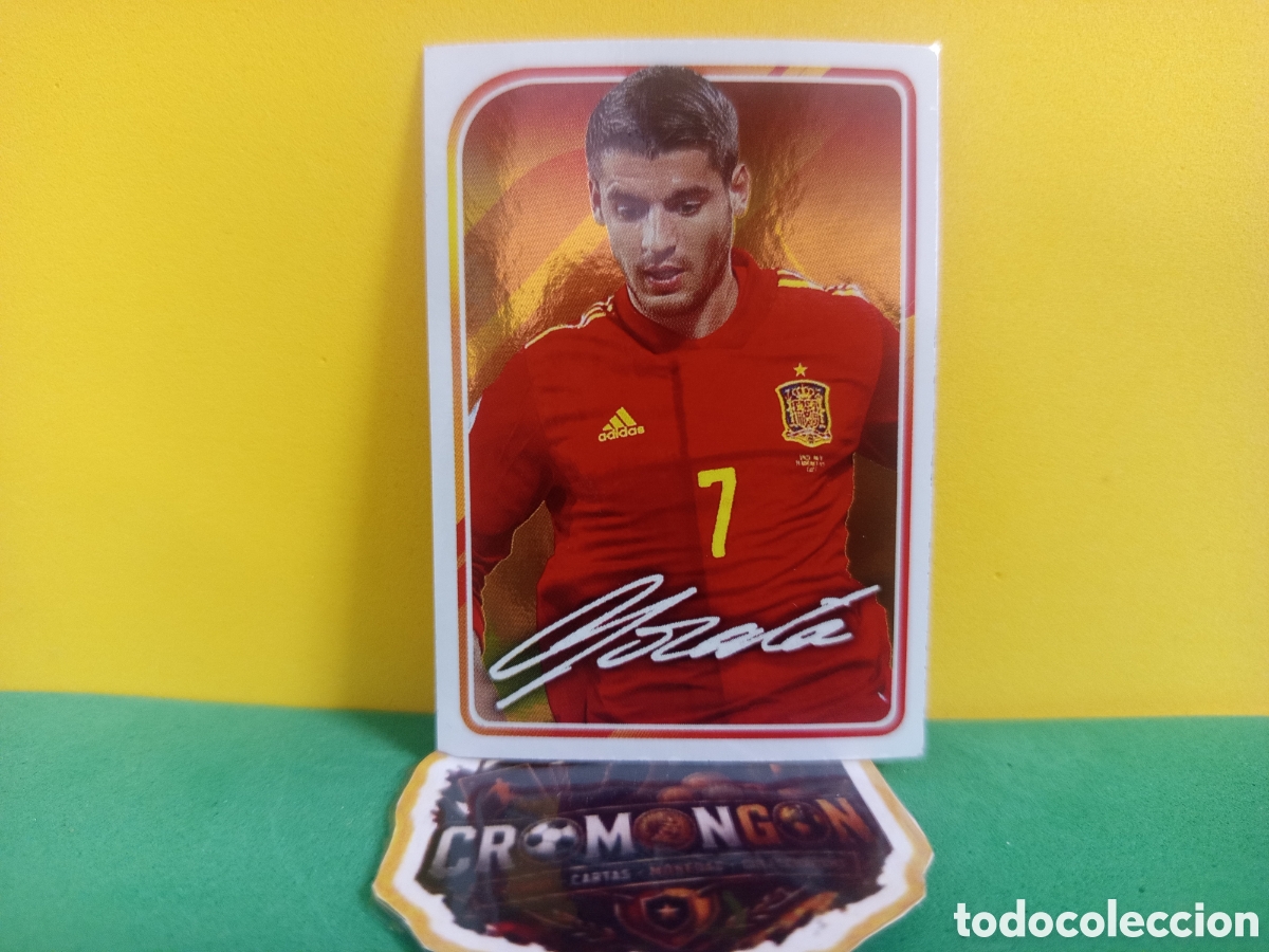 Cromos de Futebol: ❇️ CROMO ⚽ MORATA ESPA&Ntilde;A 68 EL &Aacute;LBUM DE LA SELECCI&Oacute;N CARREFOUR PANINI FAMILY SIN PEGAR ❇️