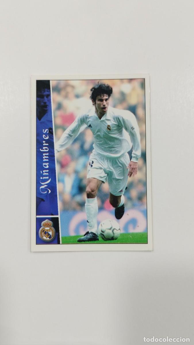 Figurine di Calcio: LAS FICHAS DE LA LIGA 2003 - MI&Ntilde;AMBRES - REAL MADRID C.F.
