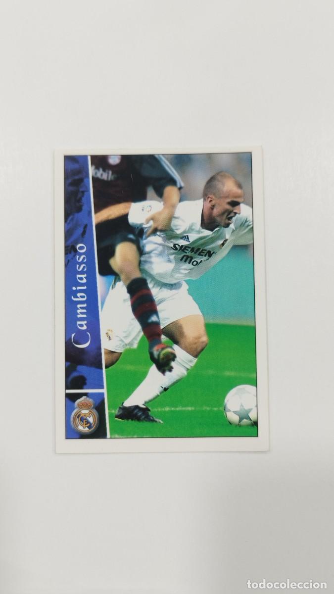 Figurine di Calcio: LAS FICHAS DE LA LIGA 2003 - CAMBIASSO - REAL MADRID C.F.