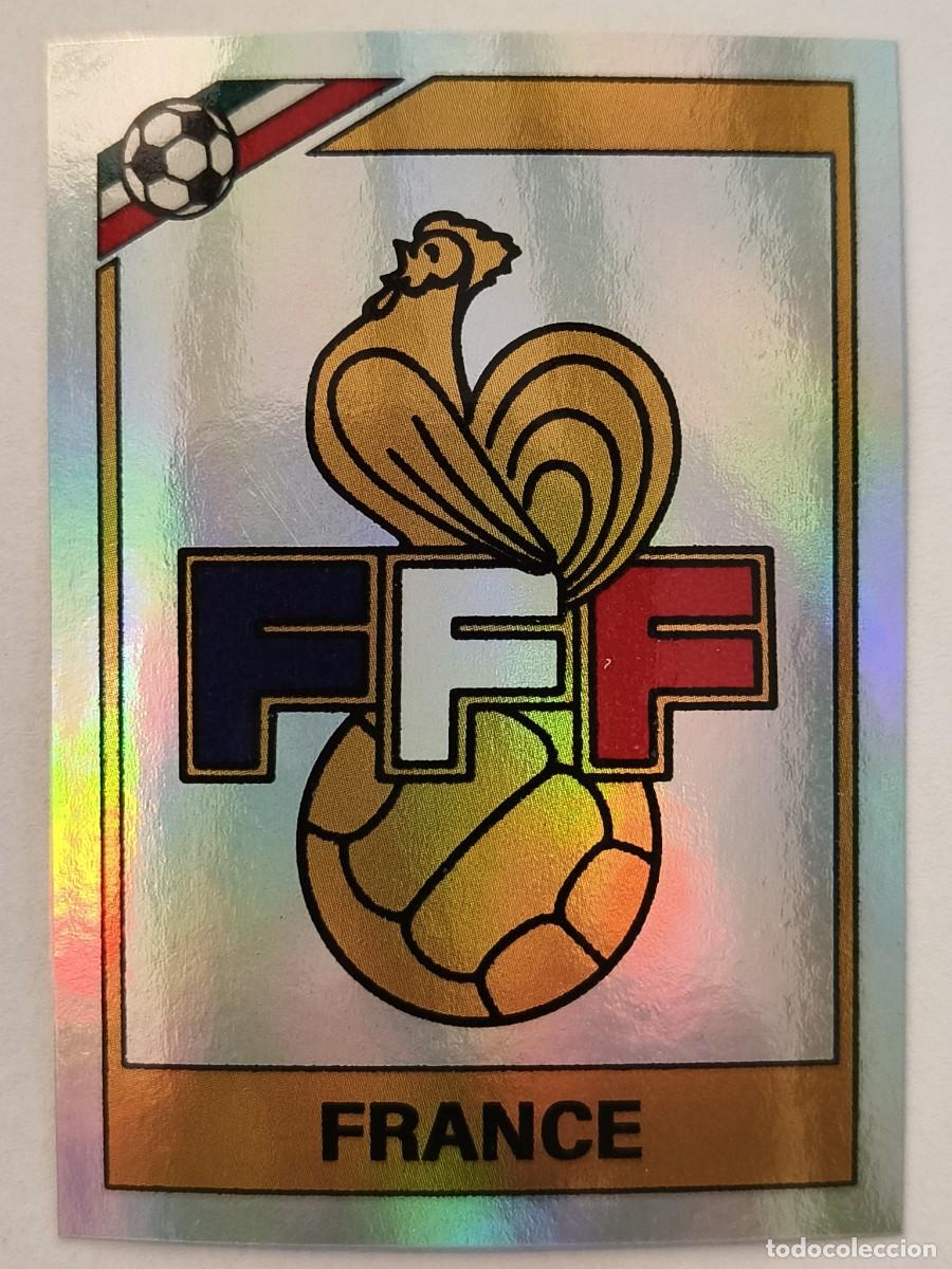 Cromos de f&uacute;tbol: #164 ESCUDO (FRANCIA) MUNDIAL MEXICO 86 PANINI