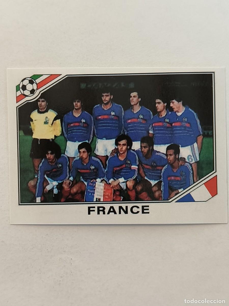 Cromos de f&uacute;tbol: #165 ALINEACION (FRANCIA) MUNDIAL MEXICO 86 PANINI