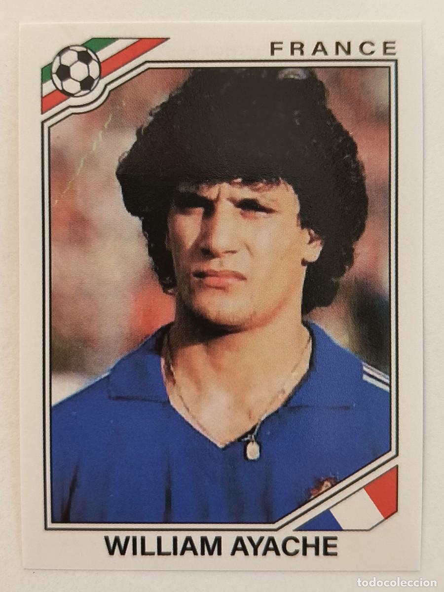 Cromos de f&uacute;tbol: #167 WILLIAM AYACHE (FRANCIA) MUNDIAL MEXICO 86 PANINI