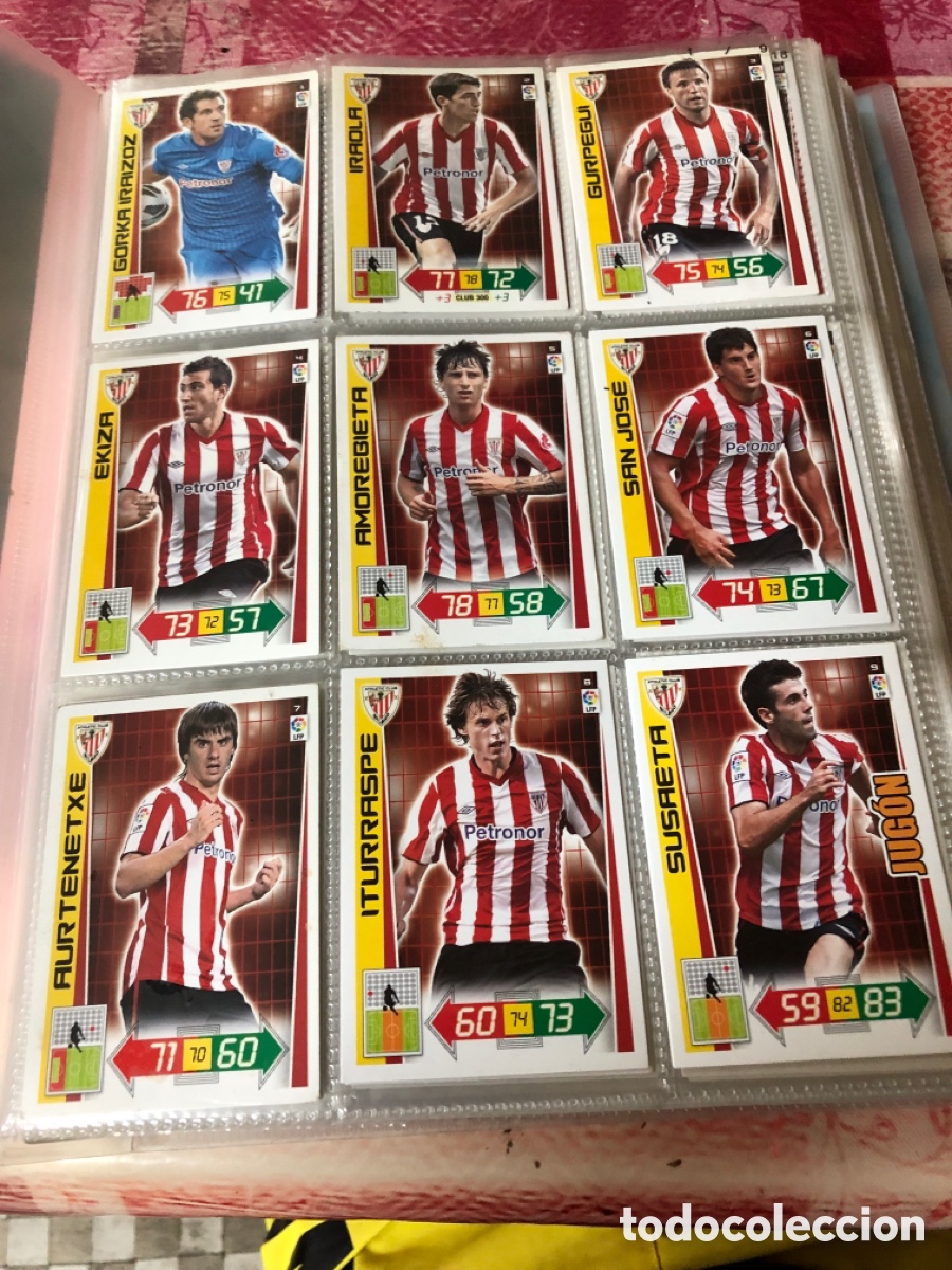 Cromos de f&uacute;tbol: Adrenalyn 2012 2013 equipo ath Bilbao