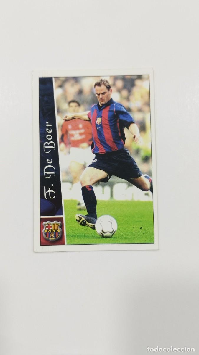 Figurine di Calcio: LAS FICHAS DE LA LIGA 2003 - F. DE BOER - F.C. BARCELONA
