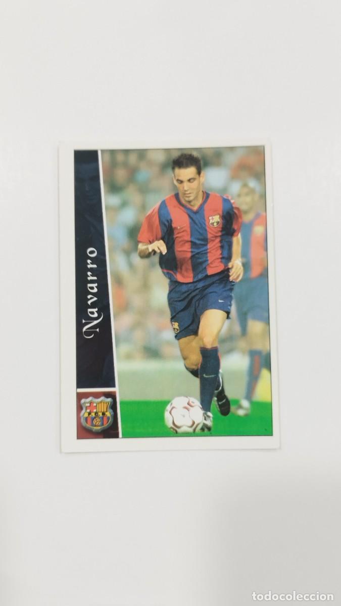 Figurine di Calcio: LAS FICHAS DE LA LIGA 2003 - NAVARRO - F.C. BARCELONA