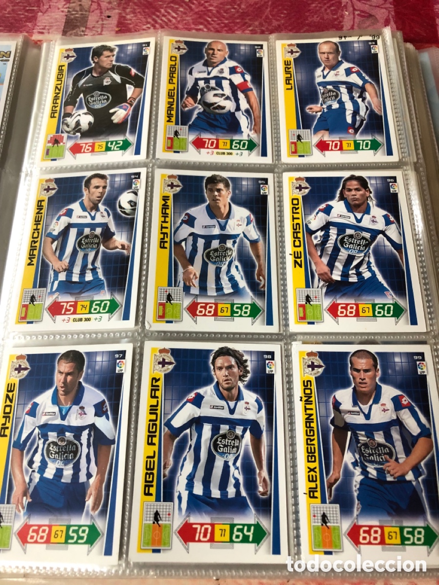 Cartes &agrave; collectionner de Football: Adrenalyn 2012 2013 equipo deportivo de La Coru&ntilde;a