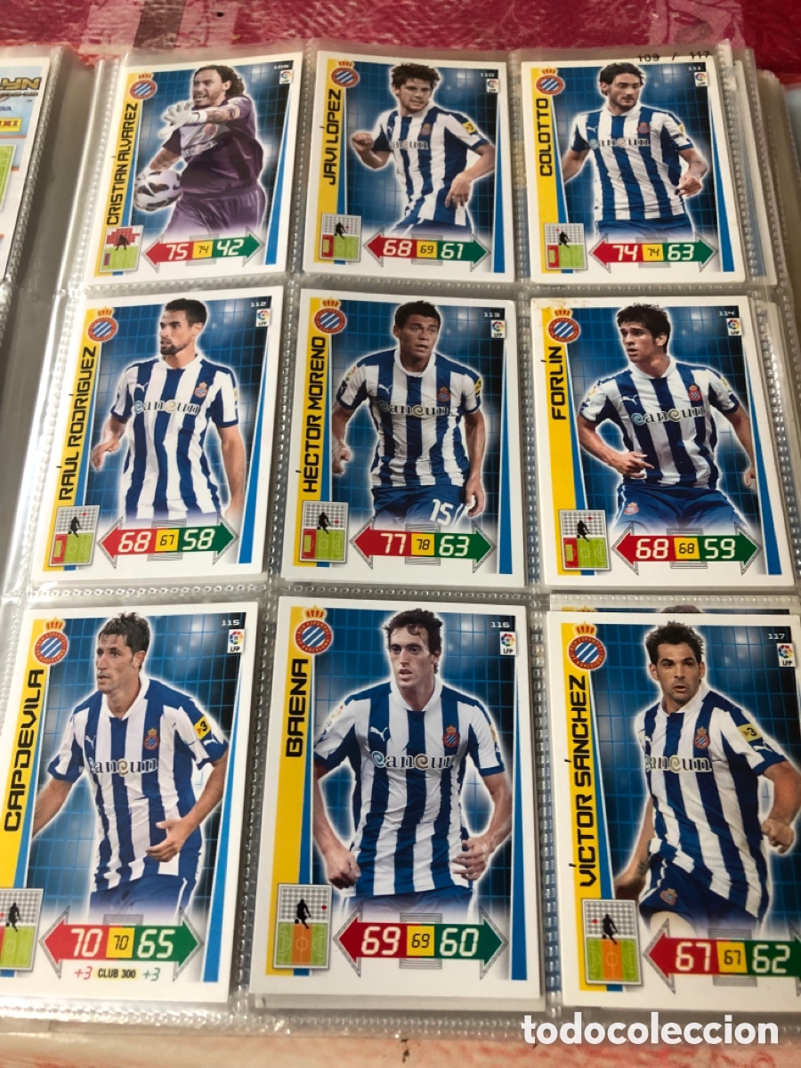 Cartes &agrave; collectionner de Football: Adrenalyn 2012 2013 equipo espa&ntilde;ol