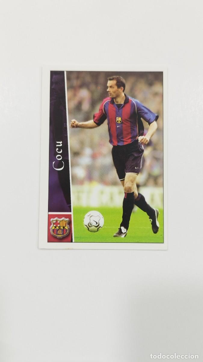 Figurine di Calcio: LAS FICHAS DE LA LIGA 2003 - COCU - F.C. BARCELONA