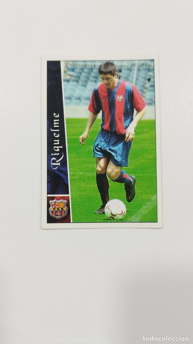 Figurine di Calcio: LAS FICHAS DE LA LIGA 2003 - RIQUELME - F.C. BARCELONA