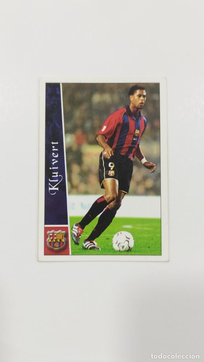Figurine di Calcio: LAS FICHAS DE LA LIGA 2003 - KLUIVERT - F.C. BARCELONA