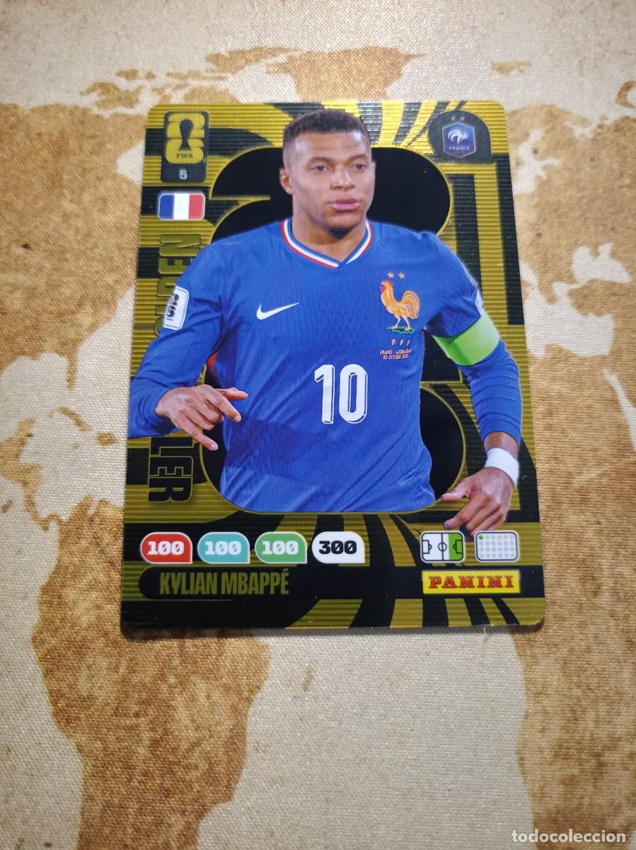 Cartes &agrave; collectionner de Football: Golden Baller 5 KYLIAN MBAPP&Eacute; Adrenalyn WORLD cup 2026