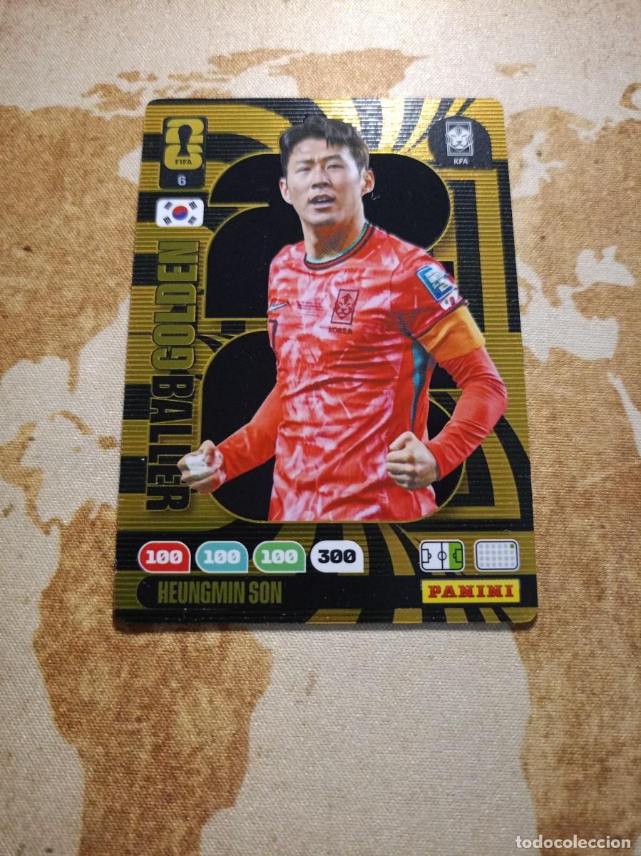 Cartes &agrave; collectionner de Football: Golden Baller 6 HEUNGMIN SON Adrenalyn WORLD cup 2026