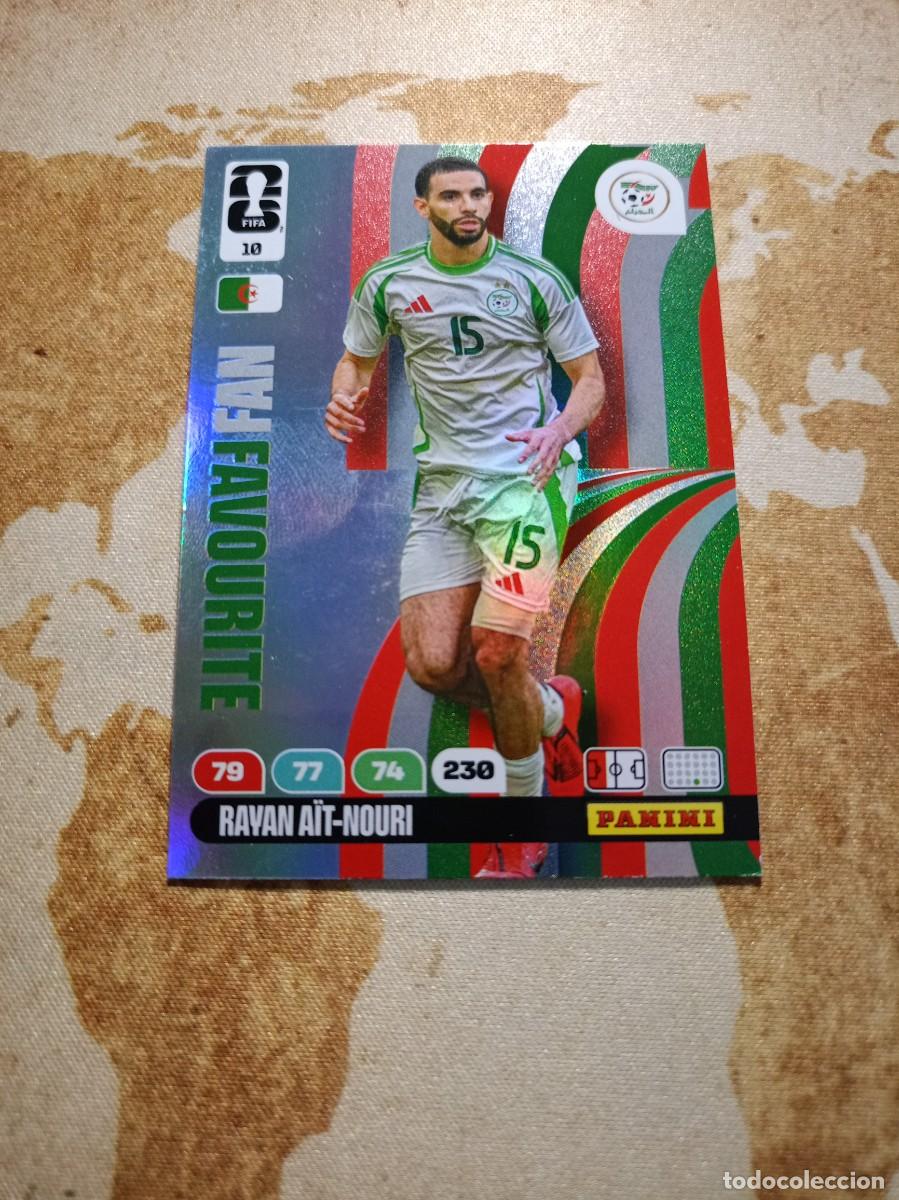 Cromos de f&uacute;tbol: Argelia 10 RAYAN AIT-NOURI Adrenalyn WORLD cup 2026