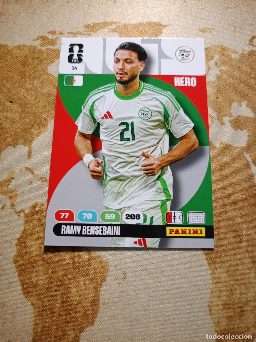 Cromos de f&uacute;tbol: Argelia 14 RAMY BENSEBAINI Adrenalyn WORLD cup 2026