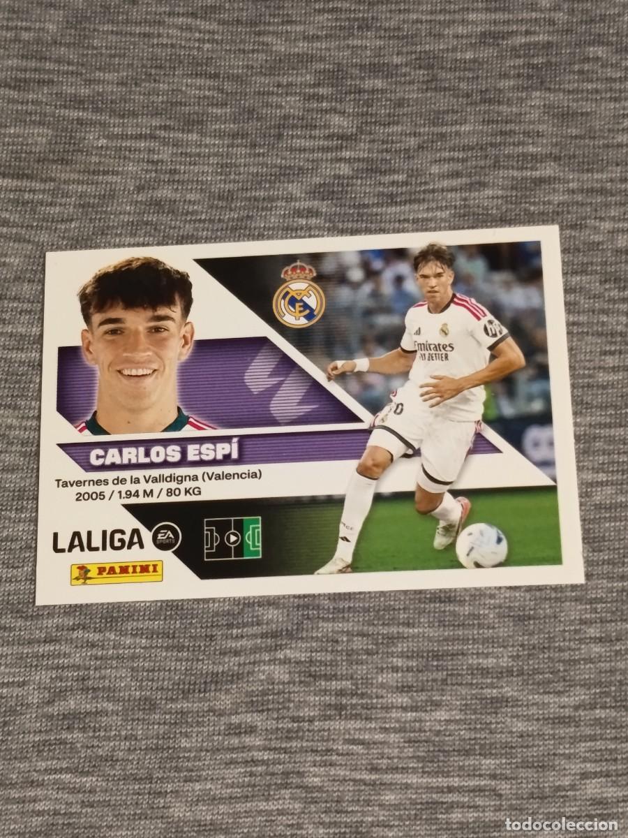 Cromos de f&uacute;tbol: Liga este 26 27 Panini CARLOS ESPI COLOCA N&deg;17 BIS REAL MADRID nuevo