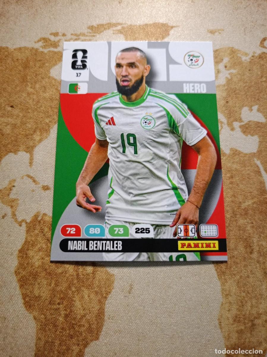 Cromos de f&uacute;tbol: Argelia 17 NABIL BENTALEB Adrenalyn WORLD cup 2026