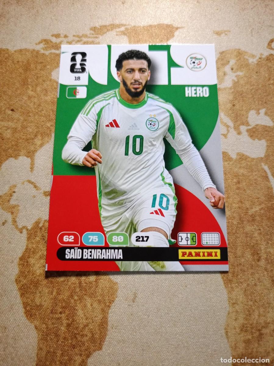 Cromos de f&uacute;tbol: Argelia 18 SA&Iacute;D BENRAHMA Adrenalyn WORLD cup 2026