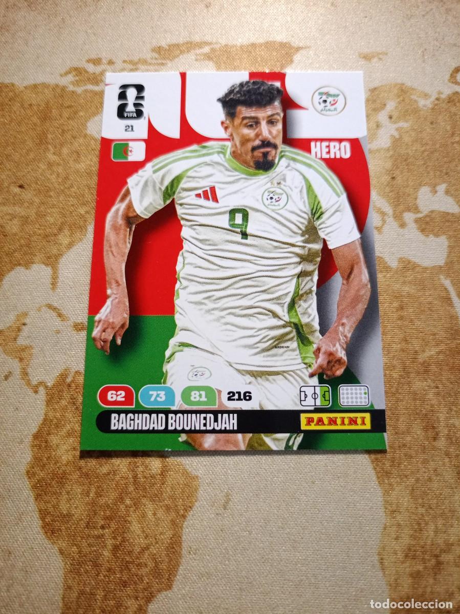 Cromos de f&uacute;tbol: Argelia 21 BAGHDAD BOUNEDJAH Adrenalyn WORLD cup 2026