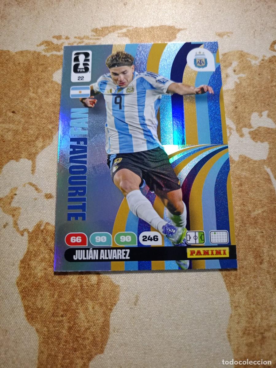 Cromos de f&uacute;tbol: Argentinas 22 JULIAO ALVAREZ Adrenalyn WORLD cup 2026