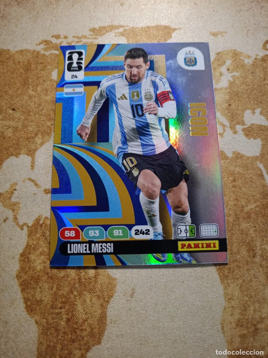 Cromos de f&uacute;tbol: Argentinas 24 LIONEL MESSI Adrenalyn WORLD cup 2026