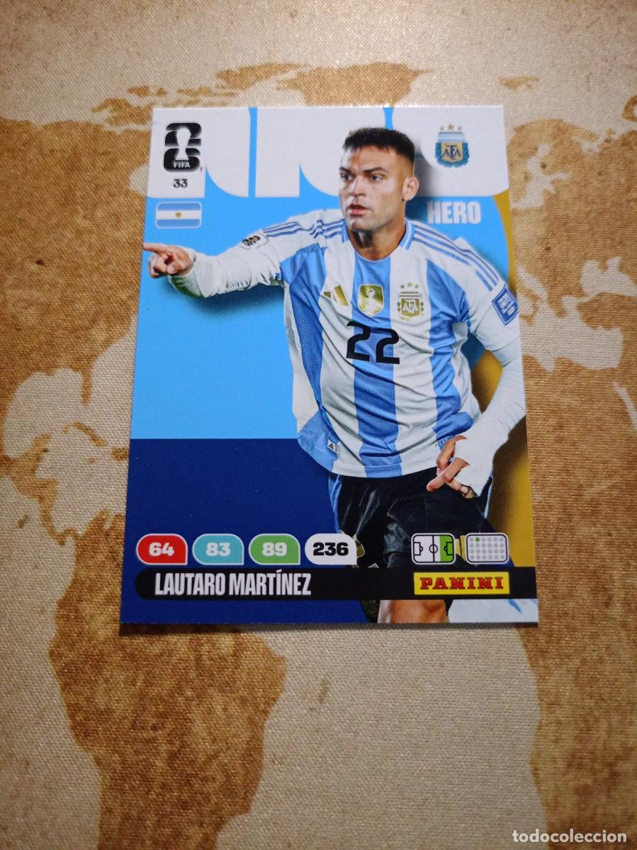 Fu&szlig;ball-Sticker: Argentinas 33 LAUTARO MART&Iacute;NEZ Adrenalyn WORLD cup 2026