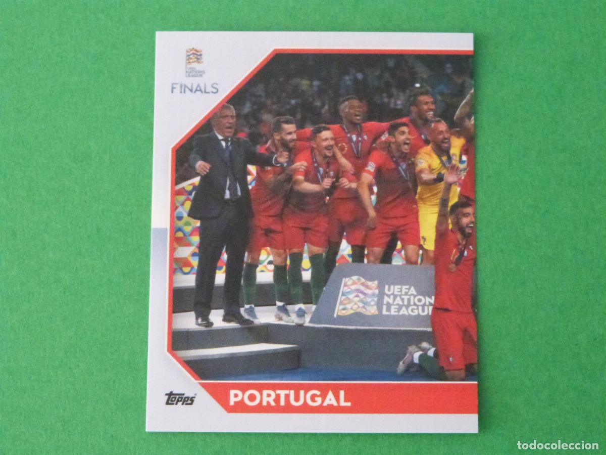 Cromos de f&uacute;tbol: CROMO FUTBOL EQUIPO PORTUGAL SIN PEGAR N&ordm; 230 THE ROAD TO FINALS NATIONS LEAGUE 2022 TOPPS
