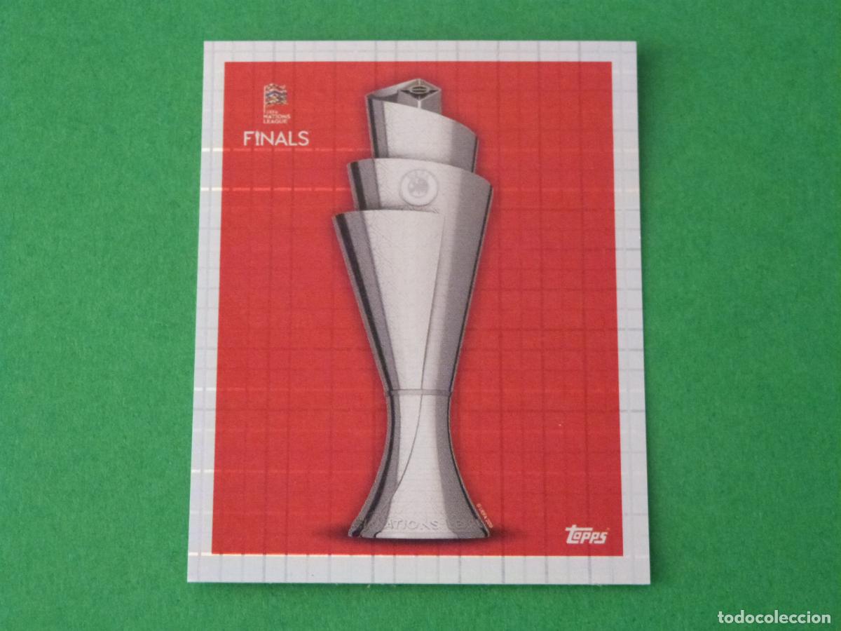 Cromos de f&uacute;tbol: CROMO FUTBOL TROFEO SIN PEGAR N&ordm; 2 THE ROAD TO FINALS NATIONS LEAGUE 2022 TOPPS