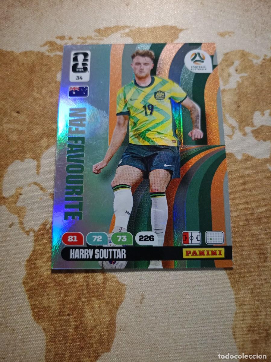 Cartes &agrave; collectionner de Football: Australia 34 HARRY SOUTTAR Adrenalyn WORLD cup 2026