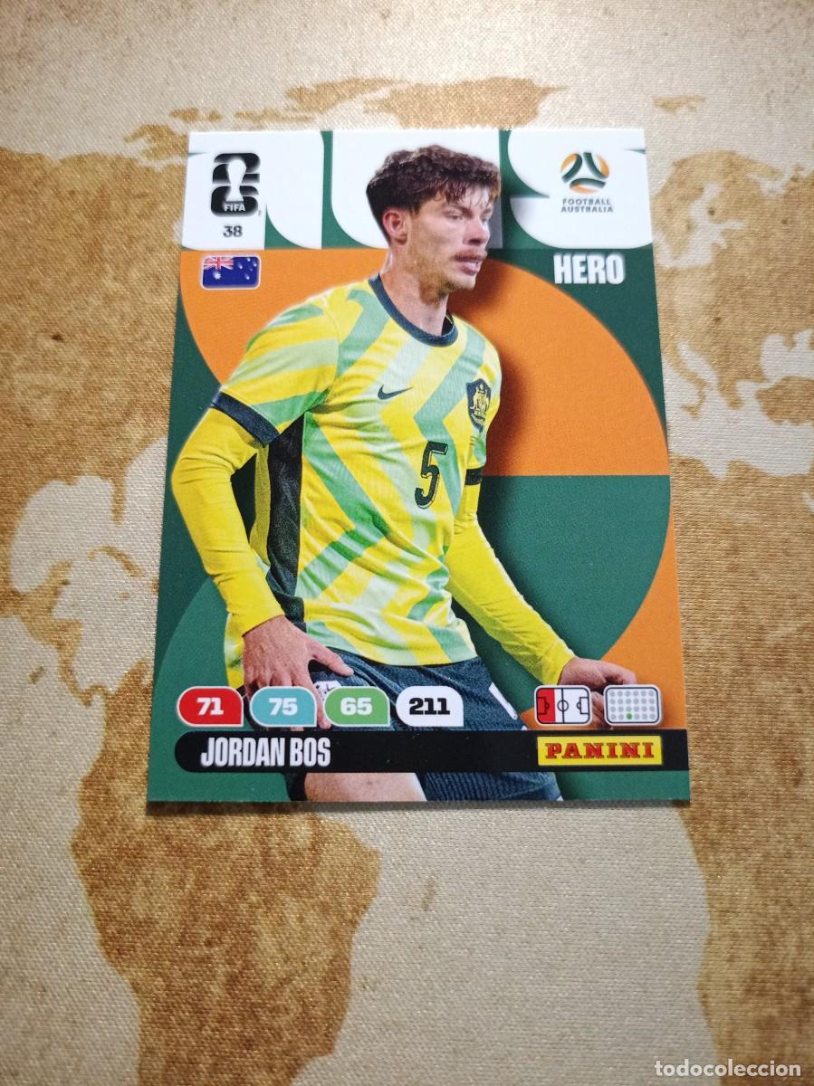 Cromos de f&uacute;tbol: Australia 38 JORDAN BOS Adrenalyn WORLD cup 2026