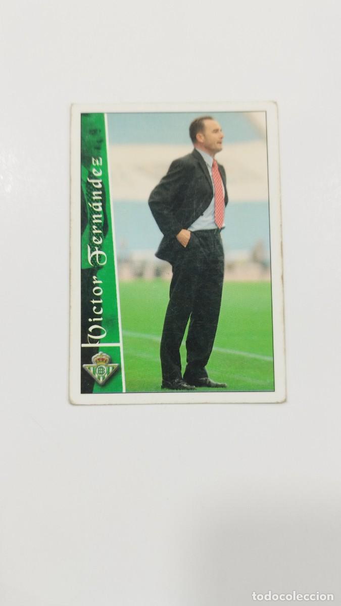 Football Stickers: LAS FICHAS DE LA LIGA 2003 - VICTOR FERNANDEZ - REAL BETIS