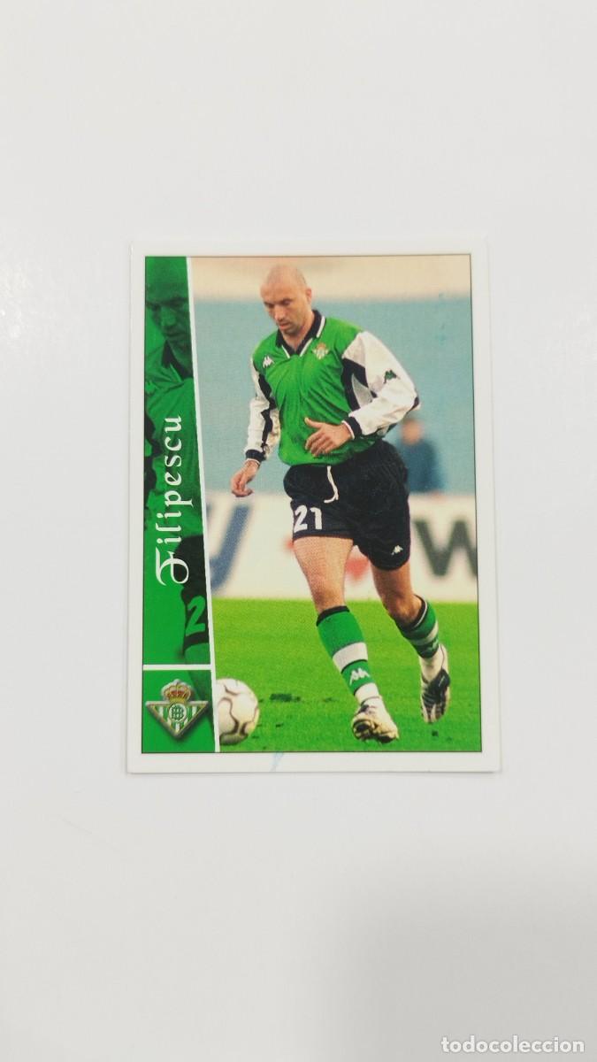 Football Stickers: LAS FICHAS DE LA LIGA 2003 - FILIPESCU - REAL BETIS