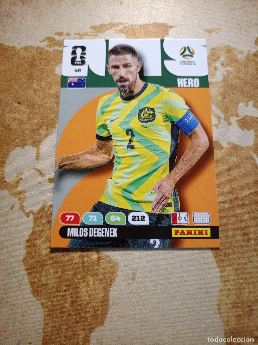 Cromos de f&uacute;tbol: Australia 40 MILOS DEGENEK Adrenalyn WORLD cup 2026