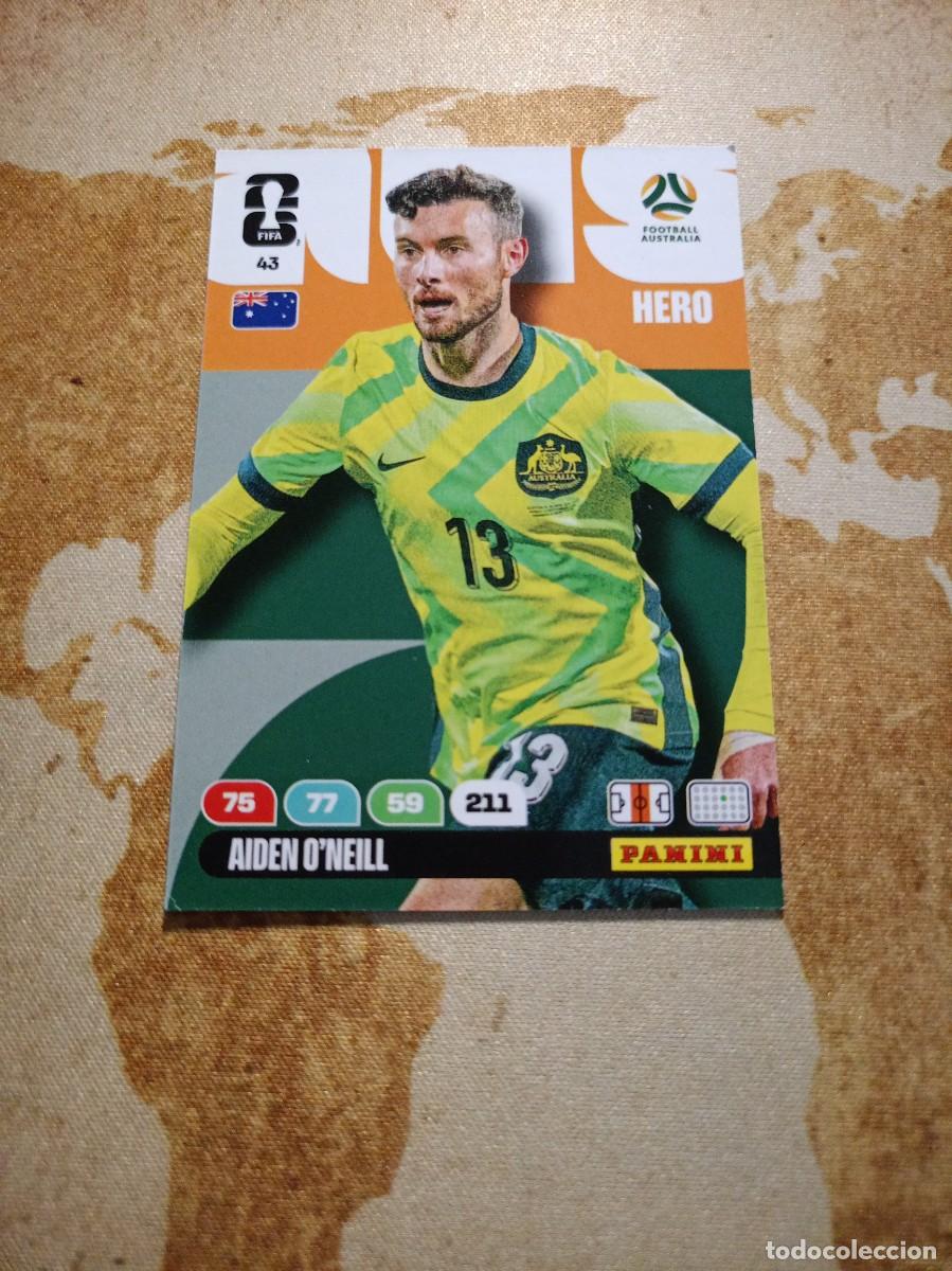 Fu&szlig;ball-Sticker: Australia 43 AIDEN O'NEILL Adrenalyn WORLD cup 2026