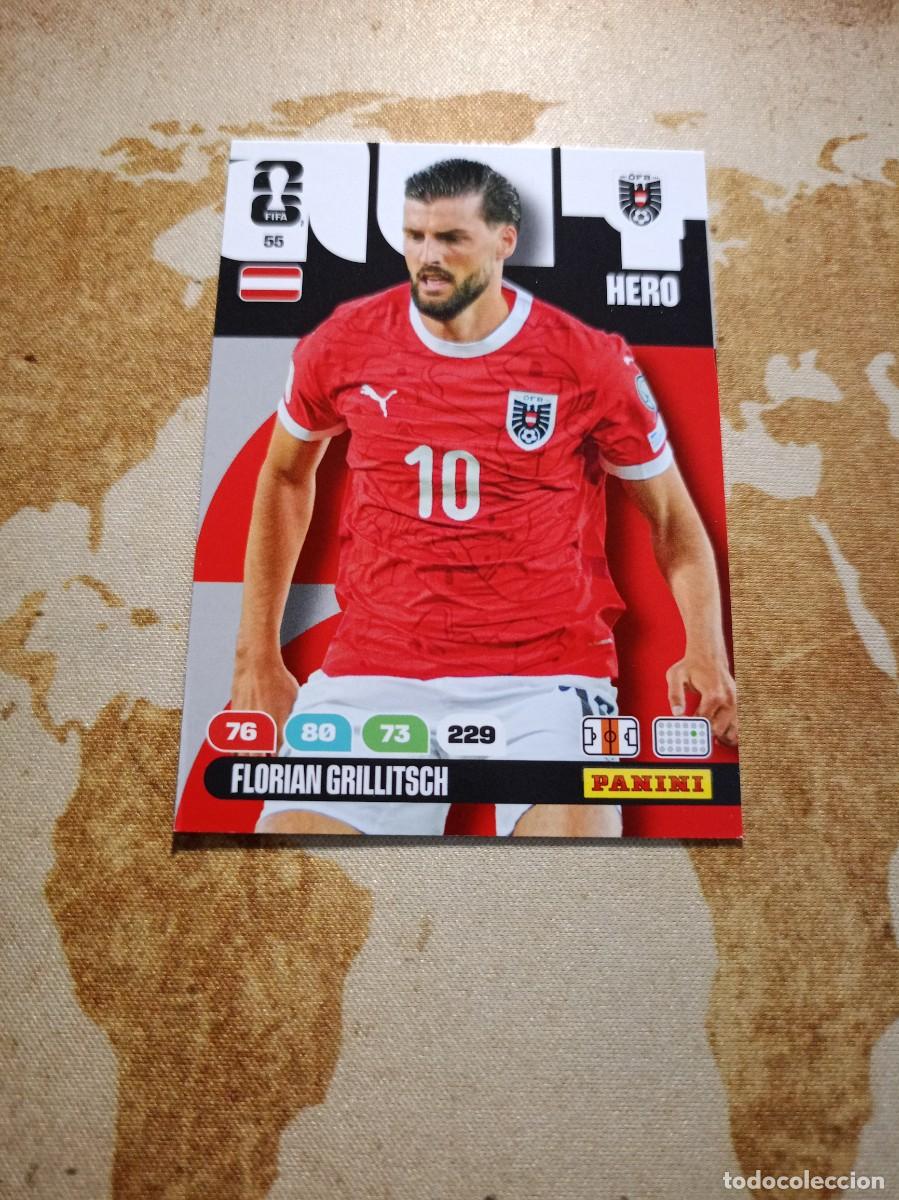 Cromos de f&uacute;tbol: Austria 55 FLORIAN GRILLITSCH Adrenalyn WORLD cup 2026