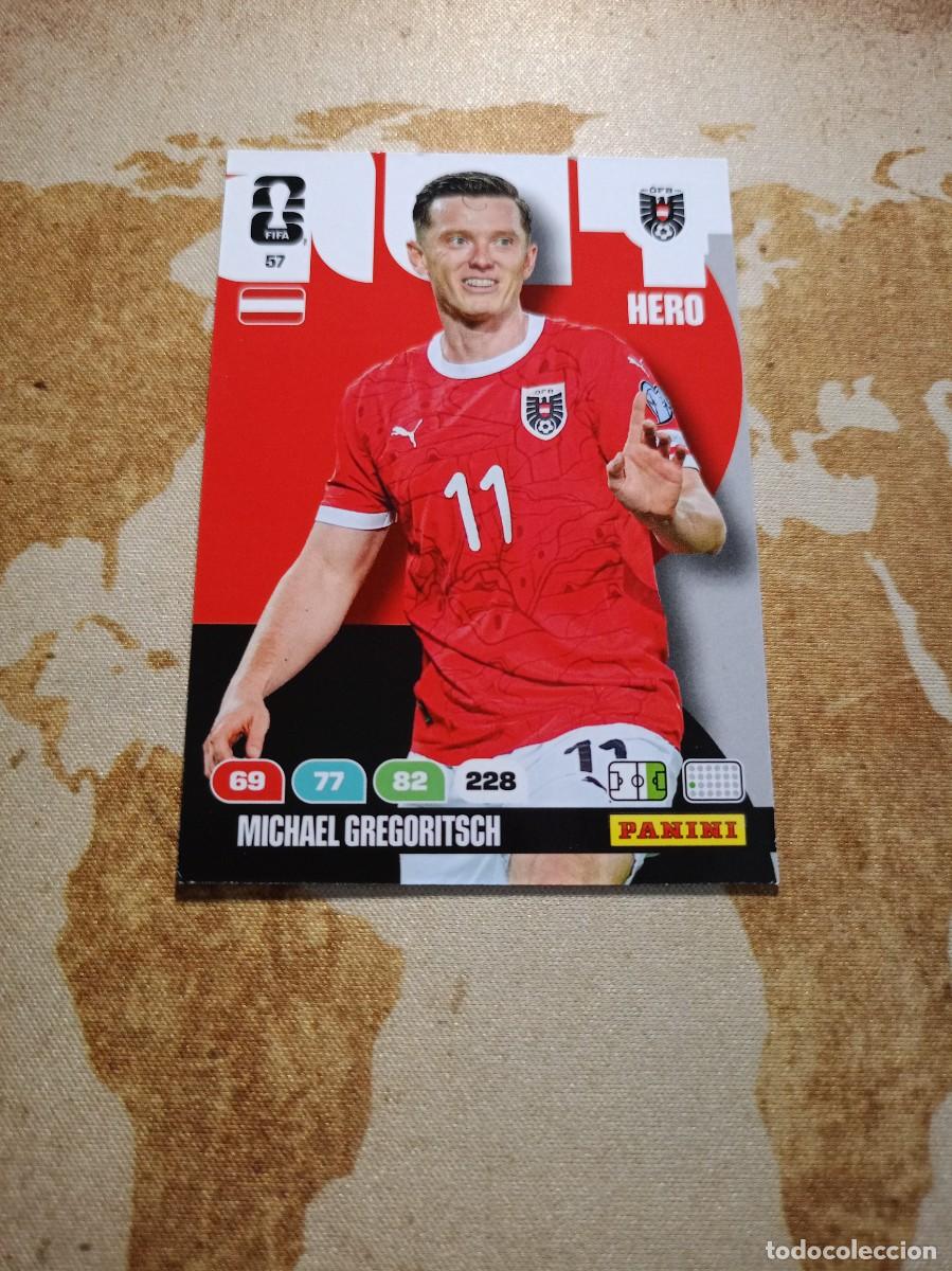 Cromos de f&uacute;tbol: Austria 57 MICHAEL GREGORITSCH Adrenalyn WORLD cup 2026