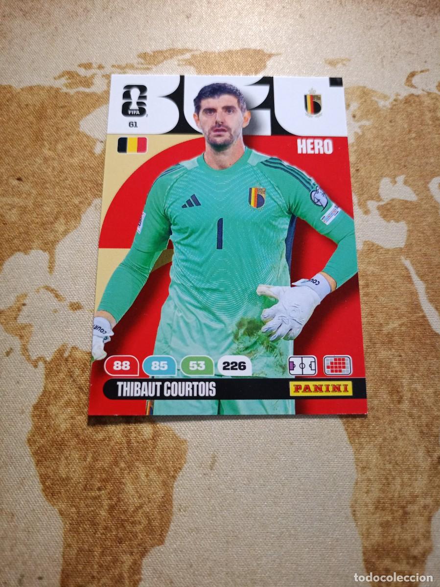 Cromos de f&uacute;tbol: B&eacute;lgica 61 THIBAUT COURTOIS Adrenalyn WORLD cup 2026