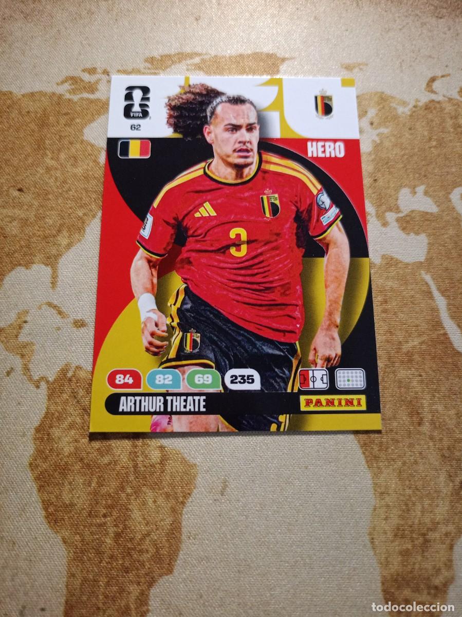 Cromos de f&uacute;tbol: B&eacute;lgica 62 ARTHUR THEATE Adrenalyn WORLD cup 2026