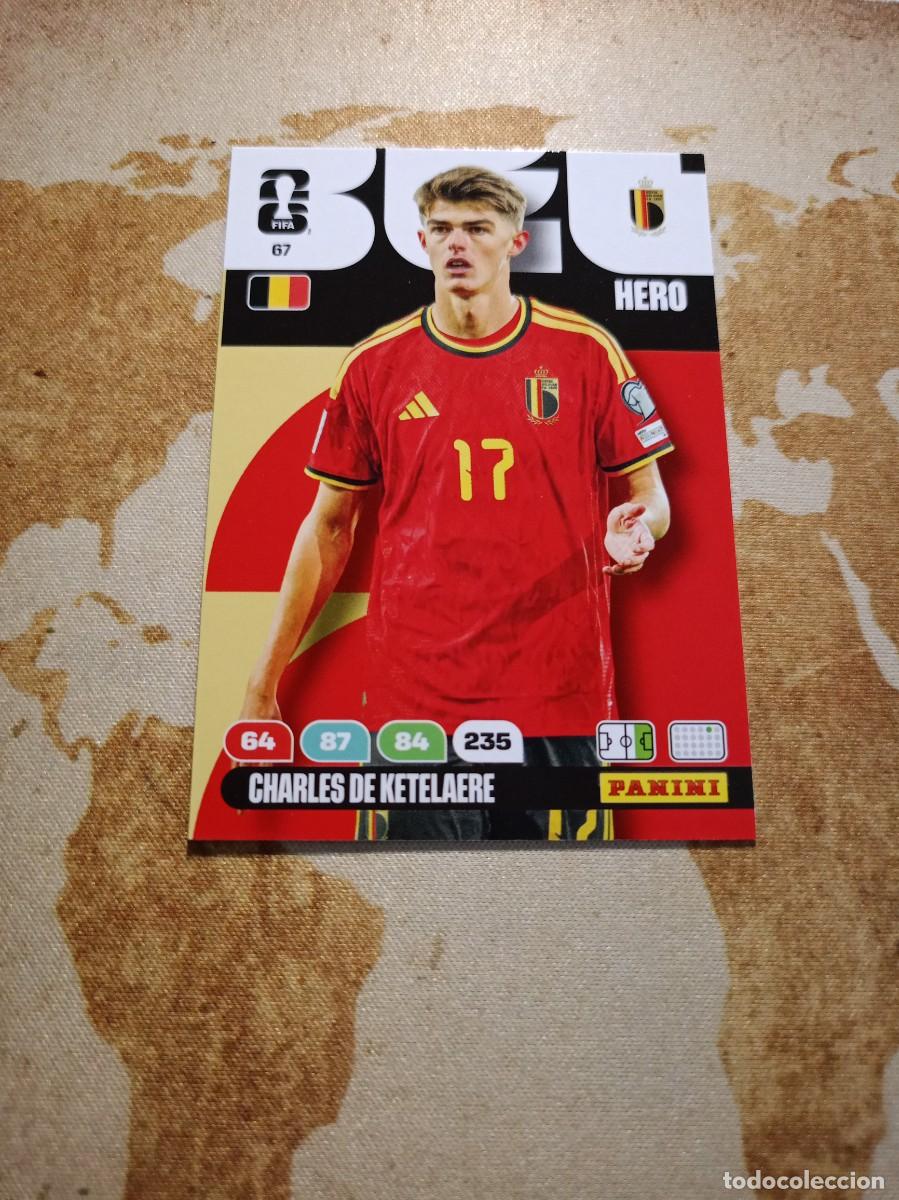 Cromos de f&uacute;tbol: B&eacute;lgica 67 CHARLES DE KETELAERE Adrenalyn WORLD cup 2026
